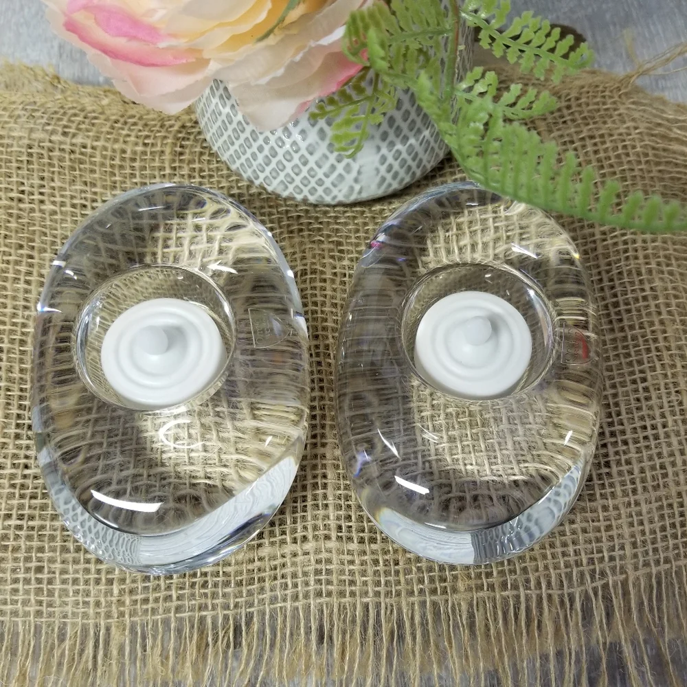 Orrefors Swedish Crystal Votive Holders
